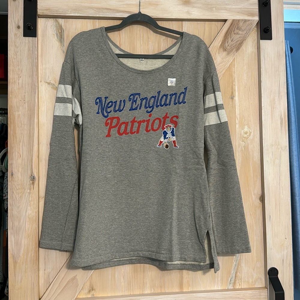 New England Patriots crew neck sweatshirt